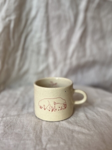 WIEJSKI KUBEK ESPRESSO Z KROWĄ