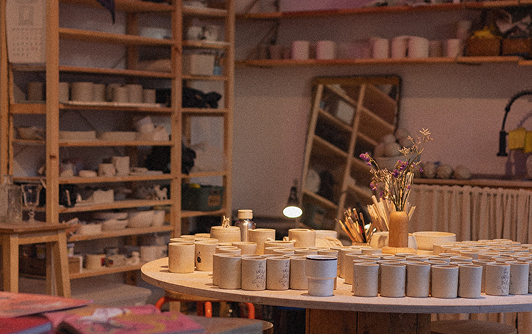 Pracownia ceramiczna SOIL na Saskiej Kępie
